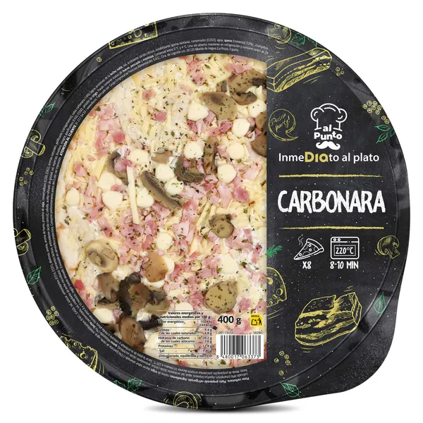 Pizza carbonara Dia Al Punto 400 g 2