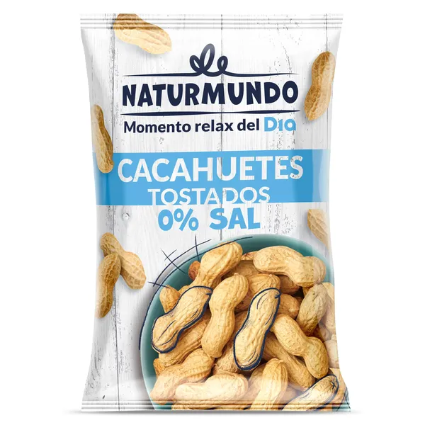 Cacahuete con cáscara sin sal Dia Naturmundo 400 g 2