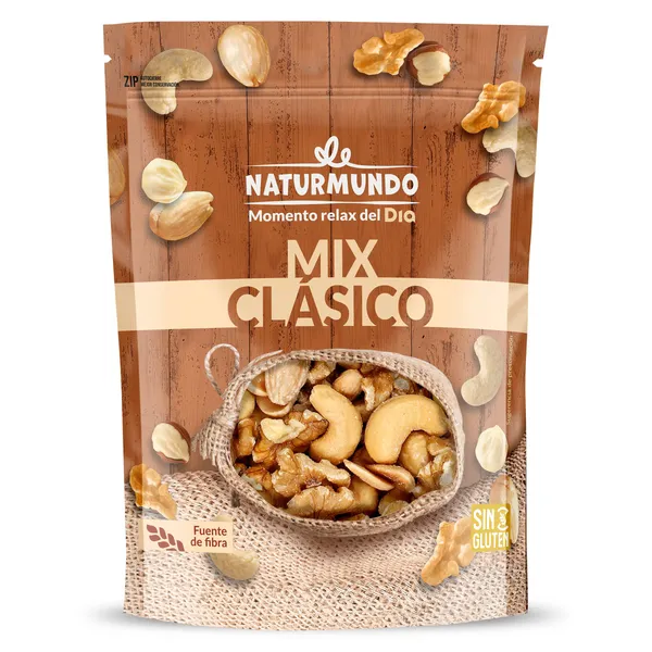 Mix de frutos secos clásico Naturmundo de Dia bolsa 200 g