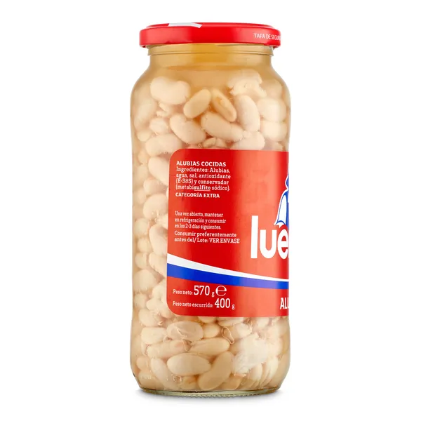 Alubias cocidas Luengo frasco 400 g 3