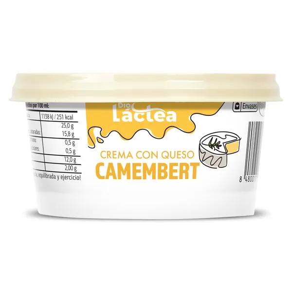 Crema de queso camembert Dia Láctea 125 g 2