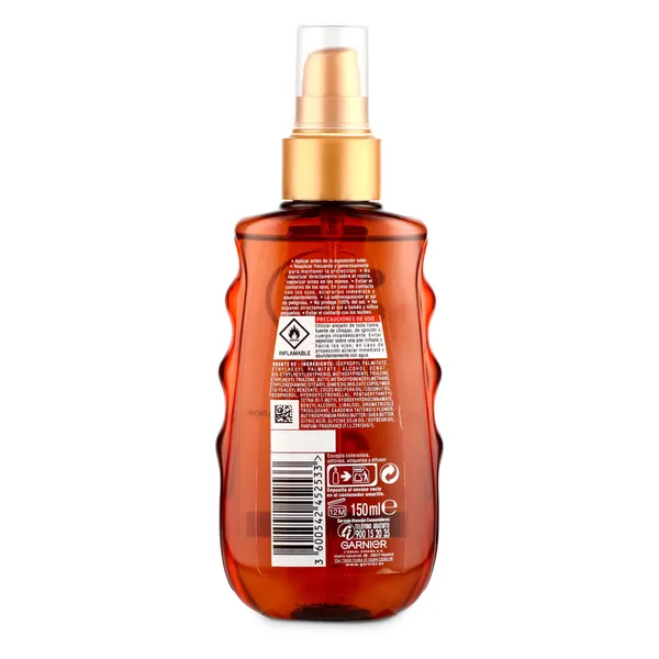 Aceite solar protector dorado sublime spf 20 Delial spray 150 ml 2