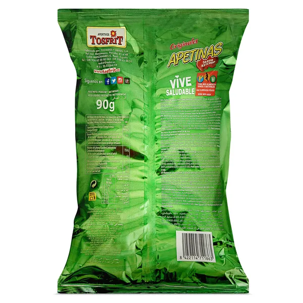 Apetinas sabor ketchup Tosfrit 90 g 3
