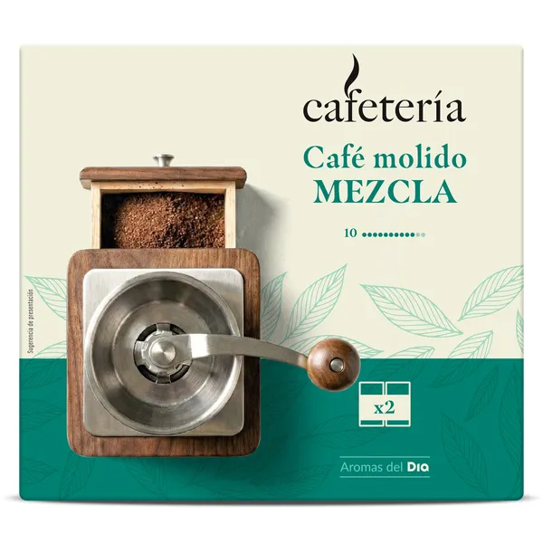 Café molido mezcla Dia Cafetería 2 x 250 g 2