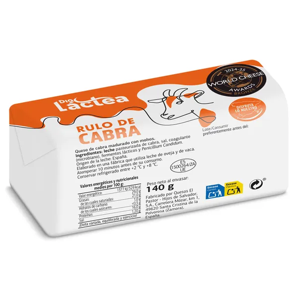 Rulo de queso de cabra Dia Láctea 140 g 3