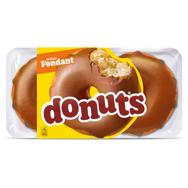 Berlinas fondant Donuts bandeja 4 unidades 228 g 2