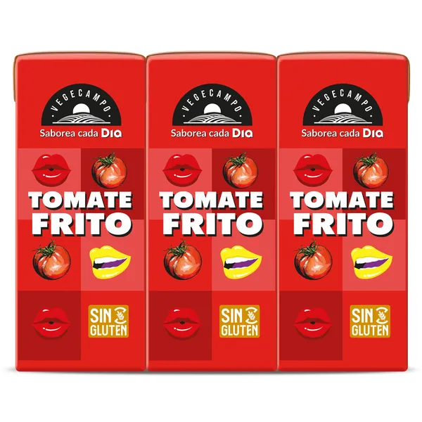 Tomate frito Dia Vegecampo 3 x 215 g 2