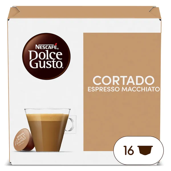 Cápsulas de café cortado Dolce Gusto 16 unidades