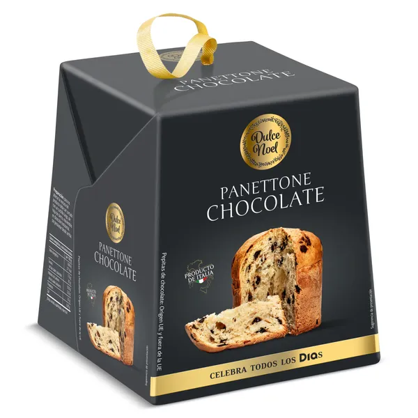 Panettone de chocolate Dulce Noel Dia caja 500 g