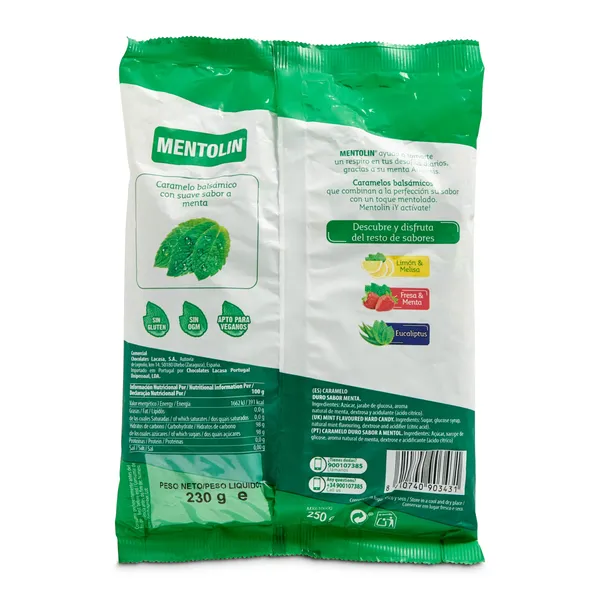 Caramelos de menta fresca Lacasa bolsa 250 g 2