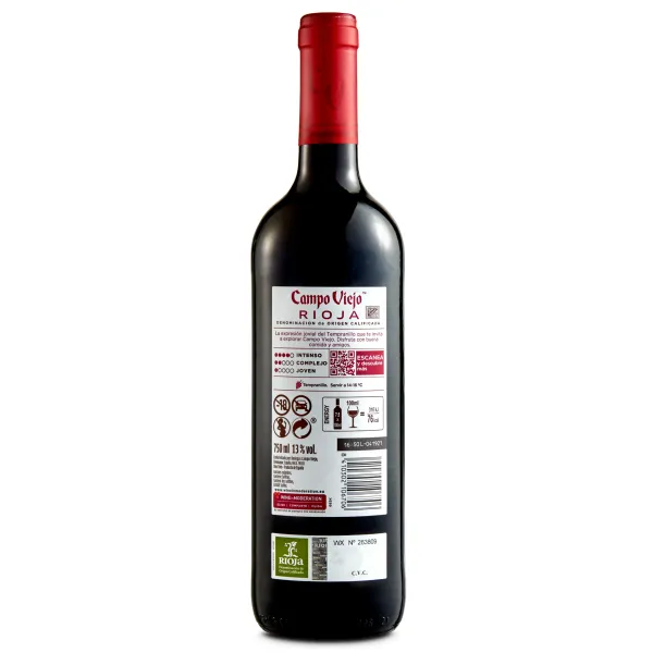 Vino tinto D.O. Rioja Campo viejo 75 cl 3