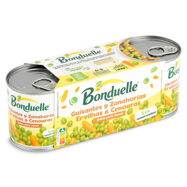 Guisantes y zanahorias Bonduelle 3 x 130 g 3