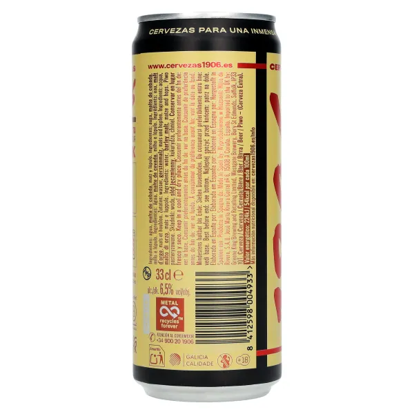 Cerveza reserva 1906 33 cl 3