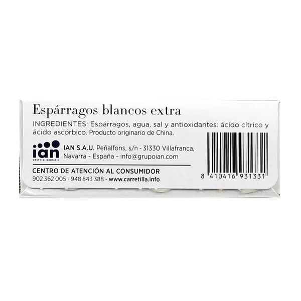 Espárragos blancos extra Carretilla 150 g 4