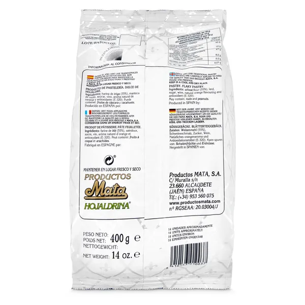 Hojaldrinas Hojaldrina bolsa 400 g 2