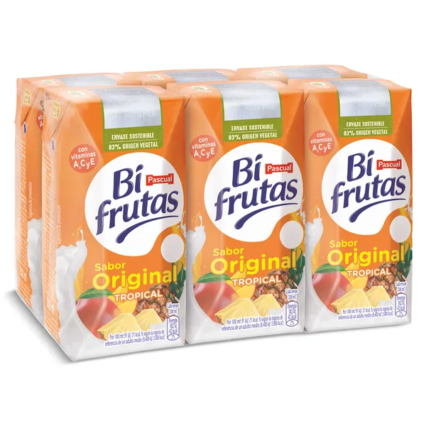 Bifrutas tropical Pascual pack 6 x 200 ml 3