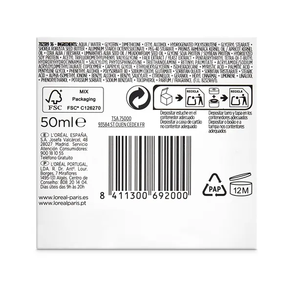 Crema de noche antiarrugas + firmeza L'Oréal frasco 50 ml 4
