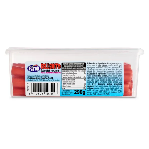 Regaliz rojo relleno Fini 290 g 2