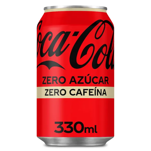 Coca-Cola zero azúcar zero cafeína 330 ml 2