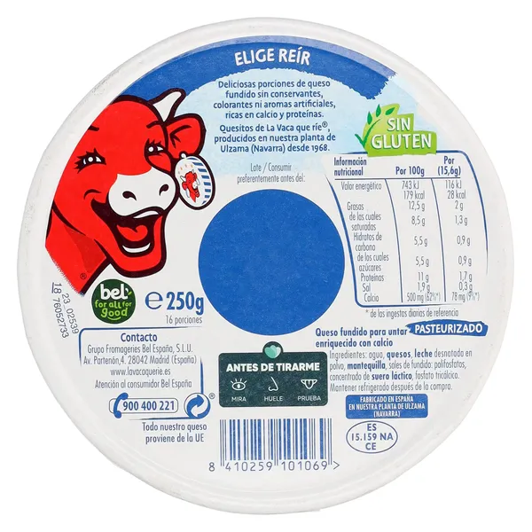 Queso en porciones La Vaca que ríe 250 g 2