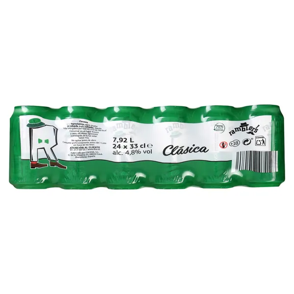 Cerveza clásica Dia Ramblers pack 24 x 33 cl 5