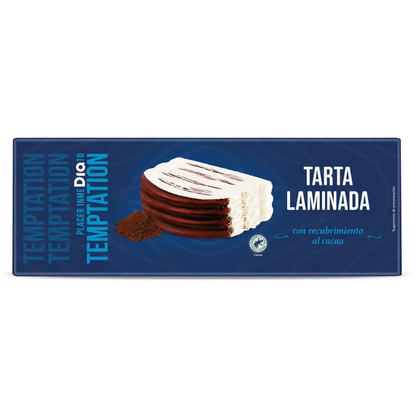Tarta laminada nata y chocolate Dia Temptation 525 g 2