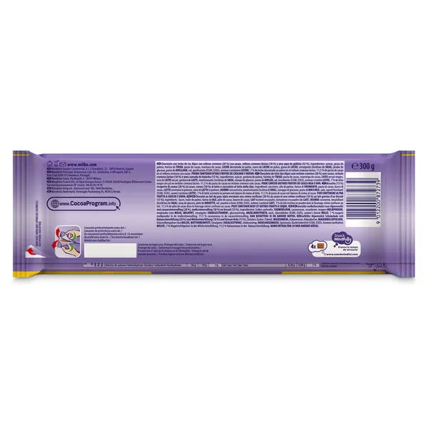 Chocolate con leche relleno de galleta choco-swing Milka 300 g 3