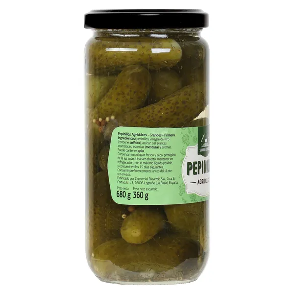 Pepinillos agridulces Dia Vegecampo 360 g 4