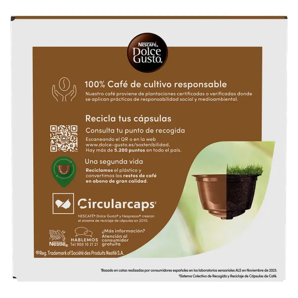 Cápsulas de cafe con leche Dolce Gusto 16 unidades 4