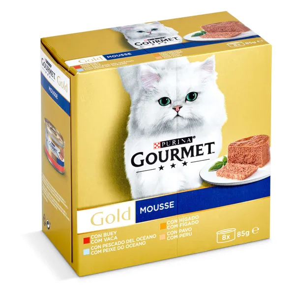 Mousse para gatos mix Gourmet 8 x 85 g 3