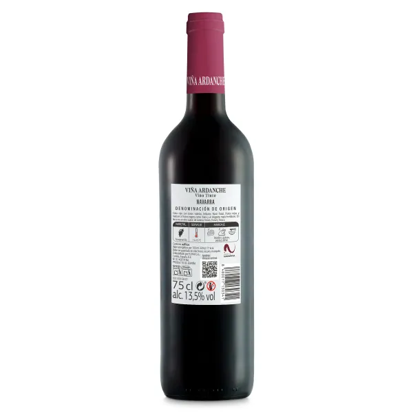 Vino tinto D.O. Navarra Viña Ardanche botella 75 cl 2