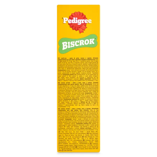 Snack para perros Pedigree Biscrok caja 500 g 4