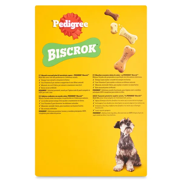 Snack para perros Pedigree Biscrok caja 500 g 6