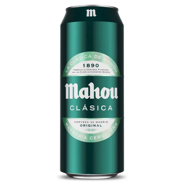 Cerveza clásica Mahou 50 cl 2
