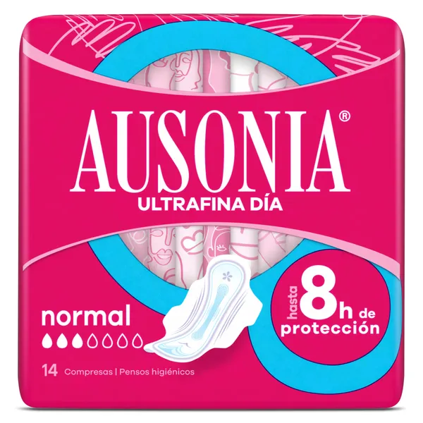 Compresas normal con alas Ausonia bolsa 14 unidades 2
