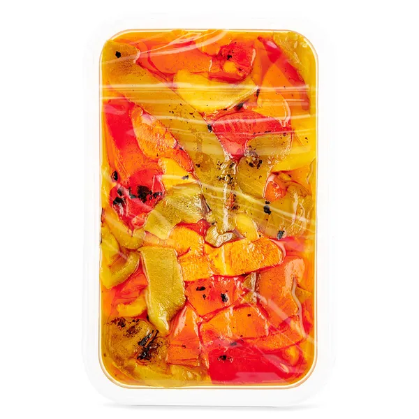 Pimientos rojos y verdes asados Huerta Camporico bandeja 350 g 2