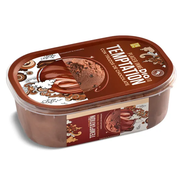Barqueta de chocolate con trozos Dia Temptation 540 g 3