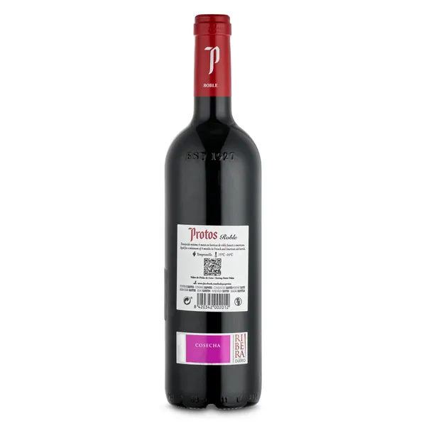 Vino tinto roble D.O. Ribera del Duero Protos botella 75 cl 2