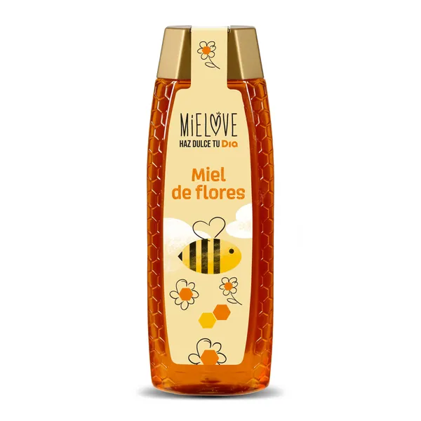 Miel de flores antigoteo Mielove de Dia 500 g 2
