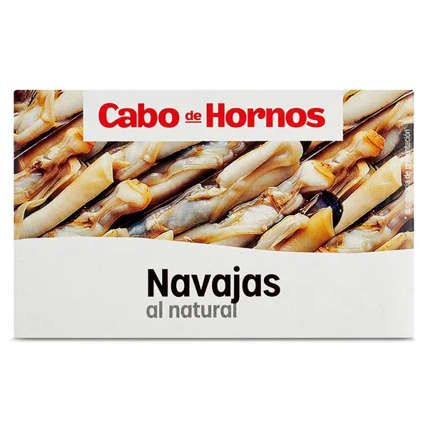 Navajas al natural Cabo de Hornos lata 63 g 2