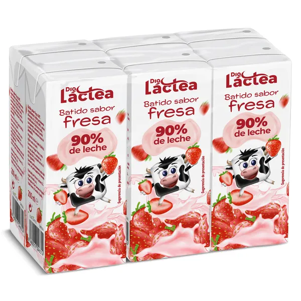 Batido de fresa Dia Láctea 6 x 200 ml 3