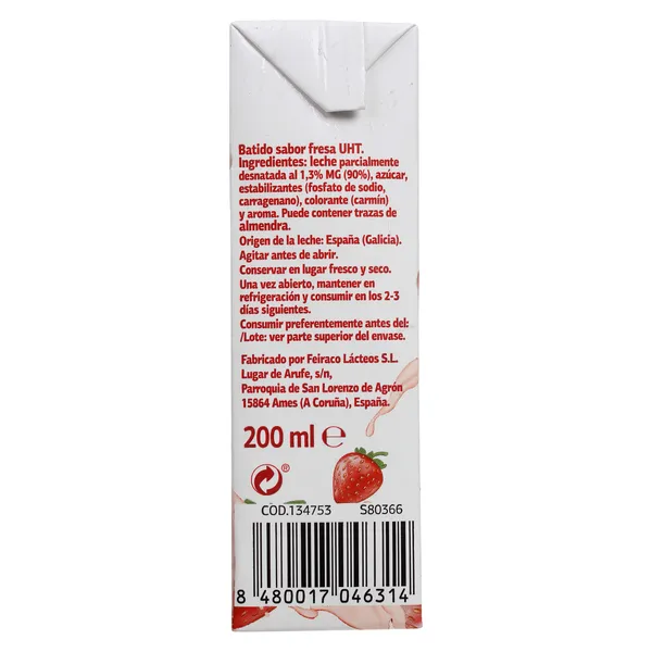 Batido de fresa Dia Láctea 6 x 200 ml 5