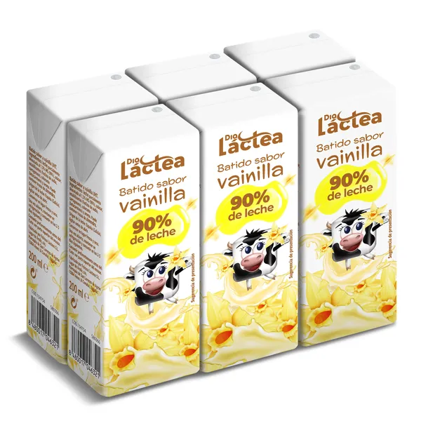Batido de vainilla Dia Láctea 6 x 200 ml 3