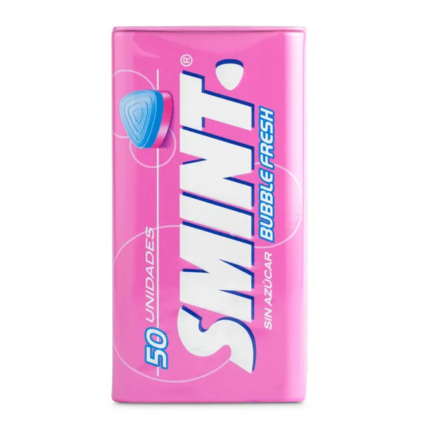 Caramelos bubble fresh sin azúcar Smint lata 35 g 2