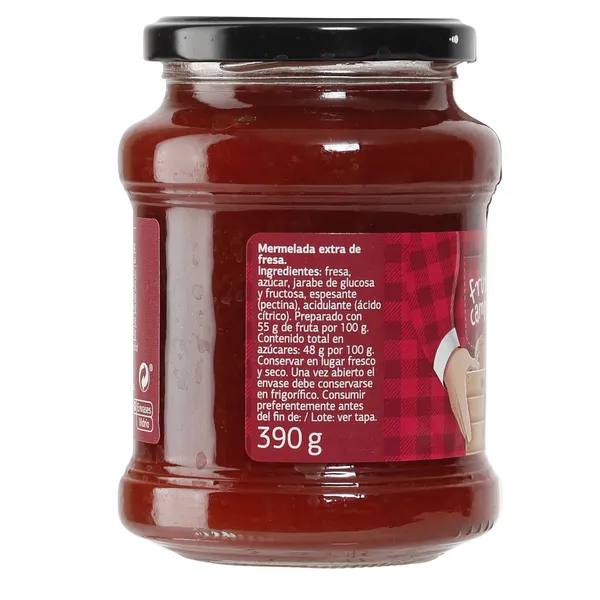 Mermelada de fresa extra Dia Fruticampo 390 g 4