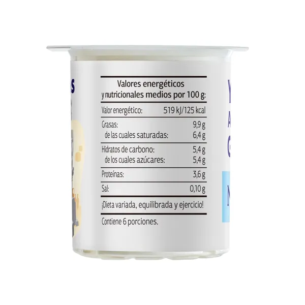 Yogur griego natural Fidias de Dia pack 6 x 125 g 4