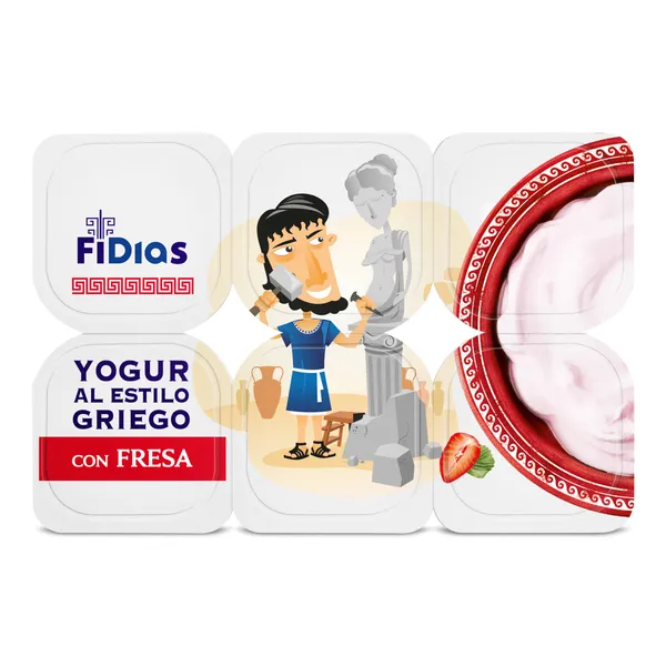 Yogur griego con fresa Dia Fidias 6 x 125 g 2