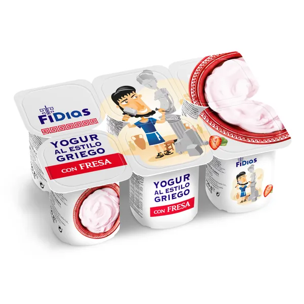 Yogur griego con fresa Dia Fidias 6 x 125 g 3