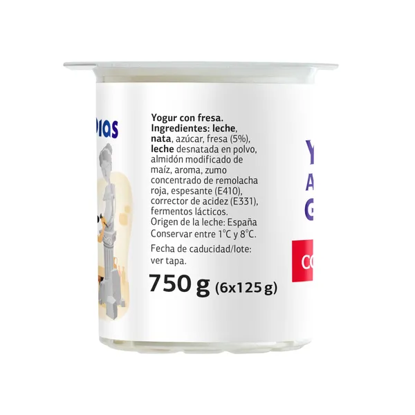 Yogur griego con fresa Dia Fidias 6 x 125 g 4