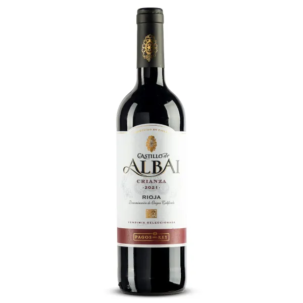 Vino tinto crianza D.O. Rioja Castillo de Albai botella 75 cl